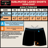 Philadelphia Flyers Elite Girls Cut Adult Sublimated Shorts