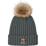 SOMD Sabres Faux Fur Pom Beanie