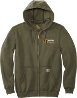 Biggby Coffee Hockey Club Carhartt Midweight Hooded Zip-Front Sweatshirt