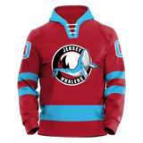 Jersey Shore Whalers Youth Sublimated Retro Hoodie