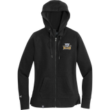 Biggby Bulldogs Tier 2 New Era Ladies French Terry Full-Zip Hoodie