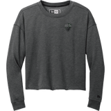 Lansing Spartans New Era Ladies Tri-Blend Fleece Crop Crew