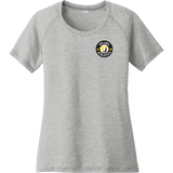 Upland Athletics Ladies PosiCharge Tri-Blend Wicking Scoop Neck Raglan Tee