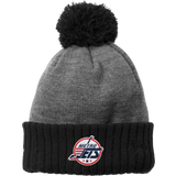 Metro Jr. Jets New Era Colorblock Cuffed Beanie
