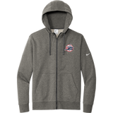 Metro Jr. Jets Nike Club Fleece Sleeve Swoosh Full-Zip Hoodie