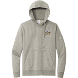 Biggby Bulldogs Tier 2 Nike Club Fleece Sleeve Swoosh Full-Zip Hoodie