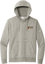 Biggby Coffee Hockey Club Nike Club Fleece Sleeve Swoosh Full-Zip Hoodie