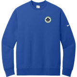 North Park Hockey Nike Club Fleece Sleeve Swoosh Crew