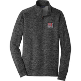 Jr. Mounties PosiCharge Electric Heather Fleece 1/4-Zip Pullover