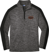 Orange County West Youth PosiCharge  Electric Heather Colorblock 1/4-Zip Pullover